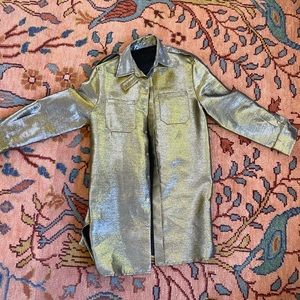 Metallic jacket or dress
